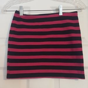 Striped Pencil Skirt